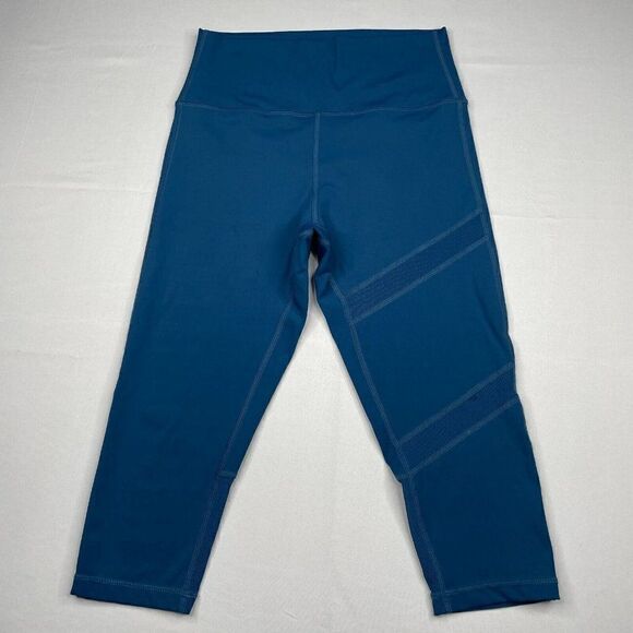 Zyia Corsair Brilliant Blue Mesh Hi Rise Crop - Picture 3 of 13